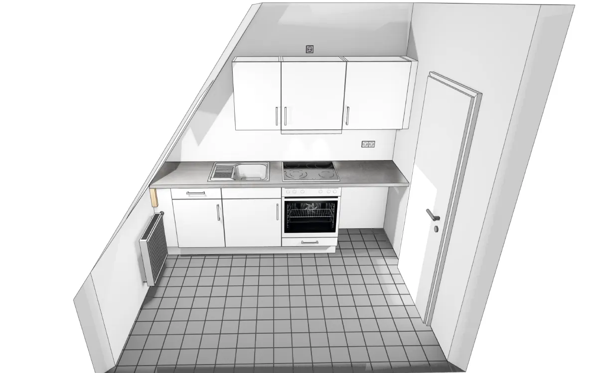 modernisierte 2 Zimmer-Wohnung in Kiel-Elmschenhagen - Photo 2