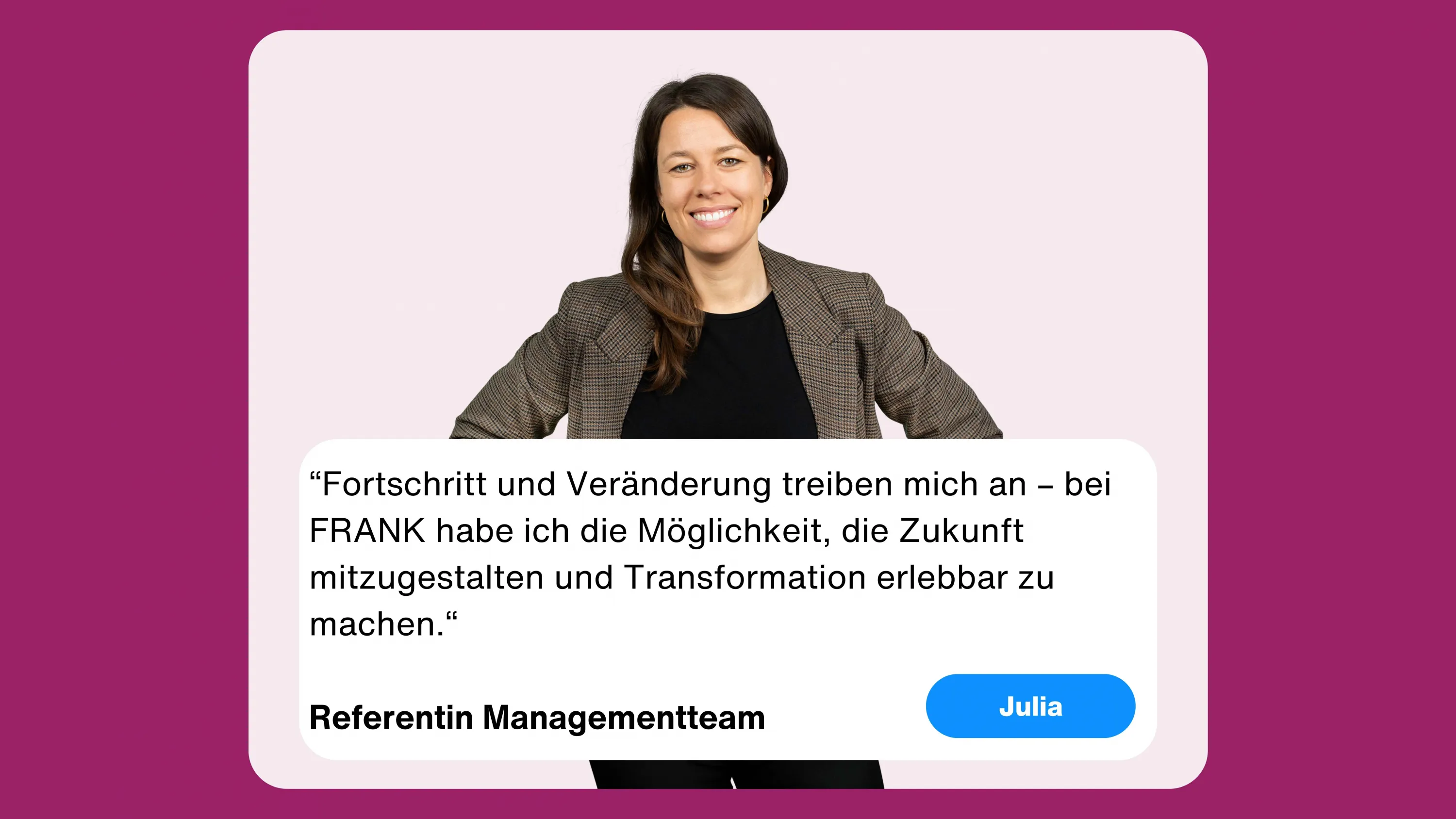 Zitat unserer Referentin Managementteam