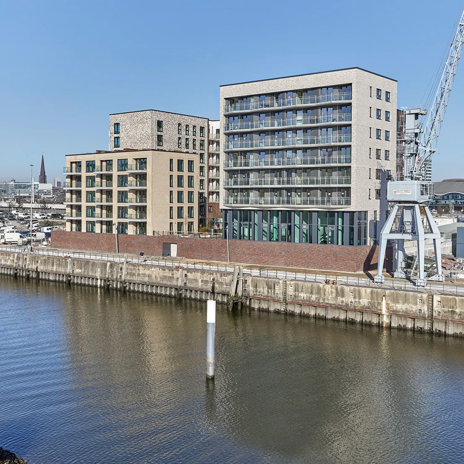 Baakenhafen von der Wasserseite