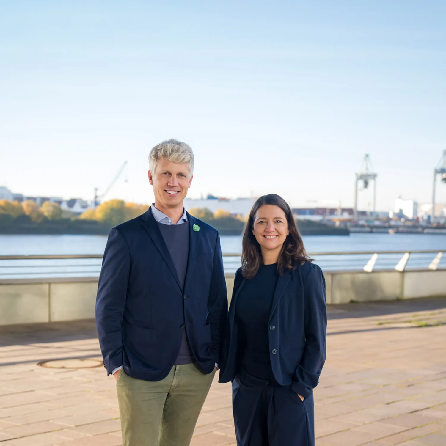 Dr. Ulf Schauenburg und Indra Renzler Geschäftsführung FRANK