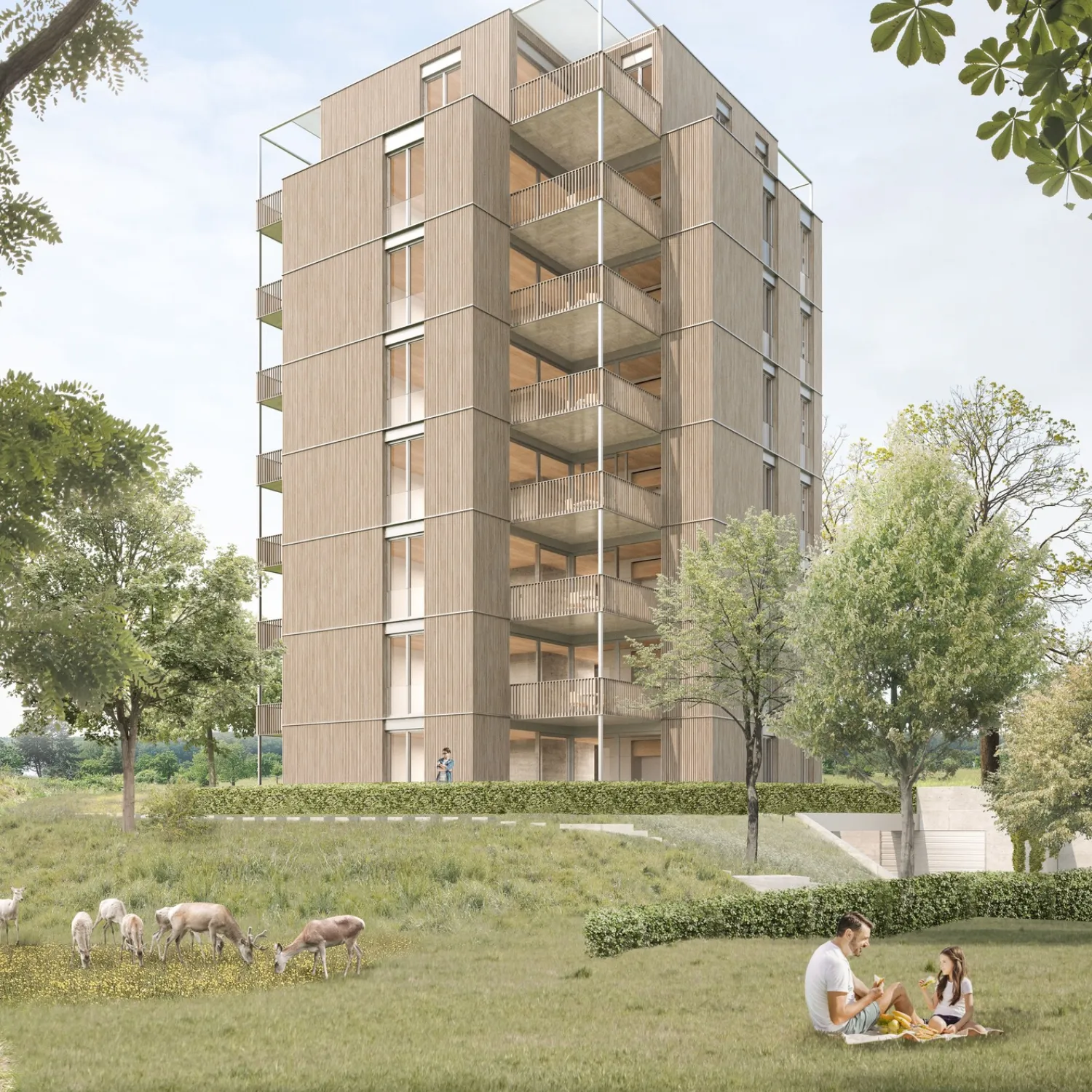 Holzturm ÖkoSiedlung