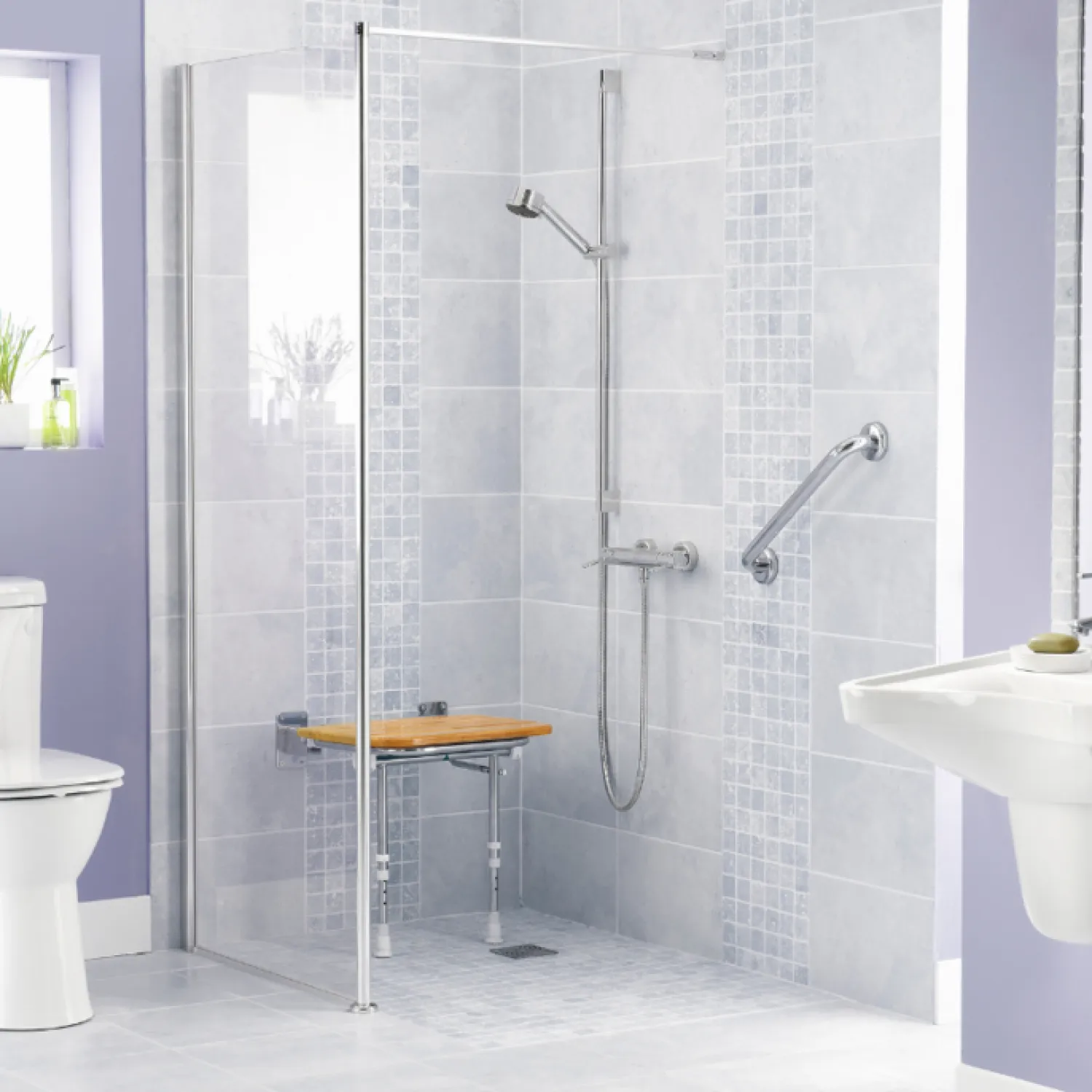 Einfaches Badezimmer