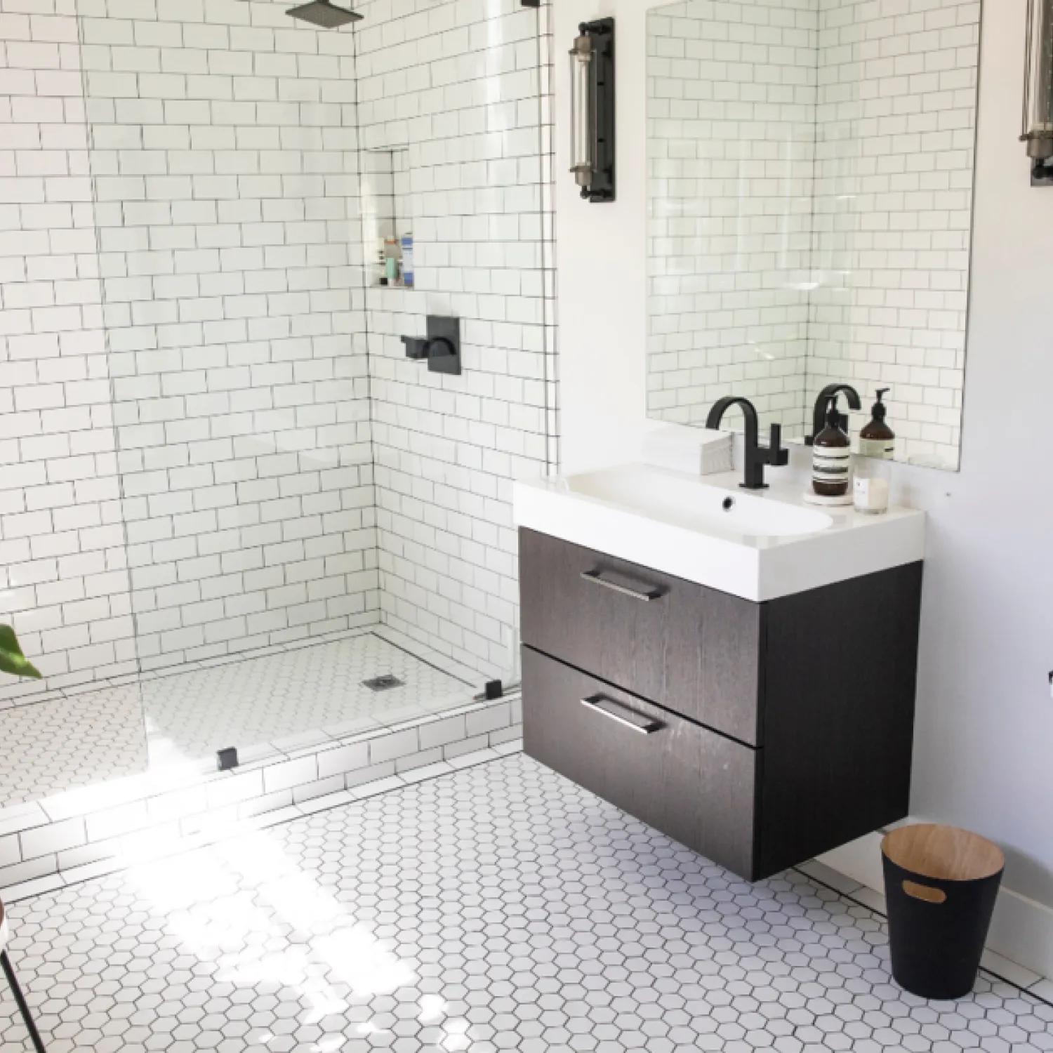 Einfaches Badezimmer