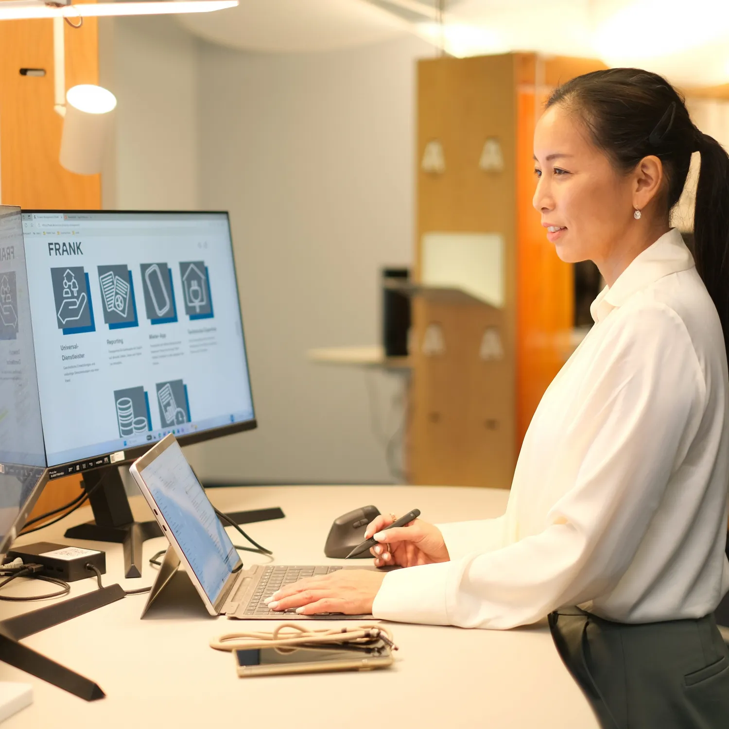 Jenny Kunk Arbeitsplatz