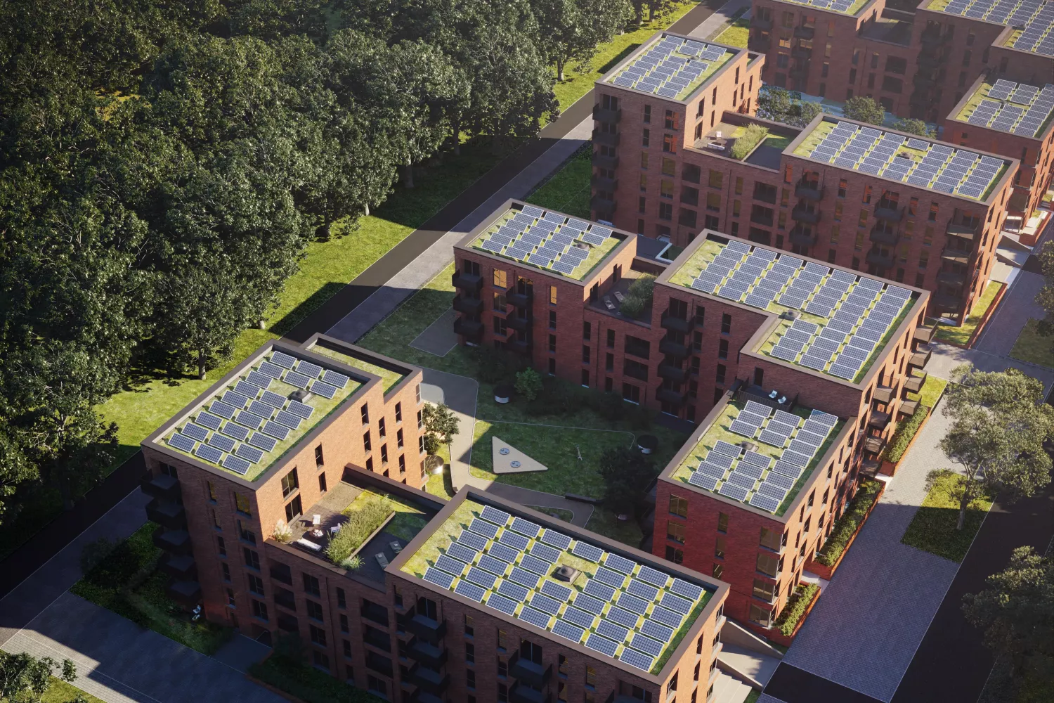 Photovoltaik Helling Luftbild